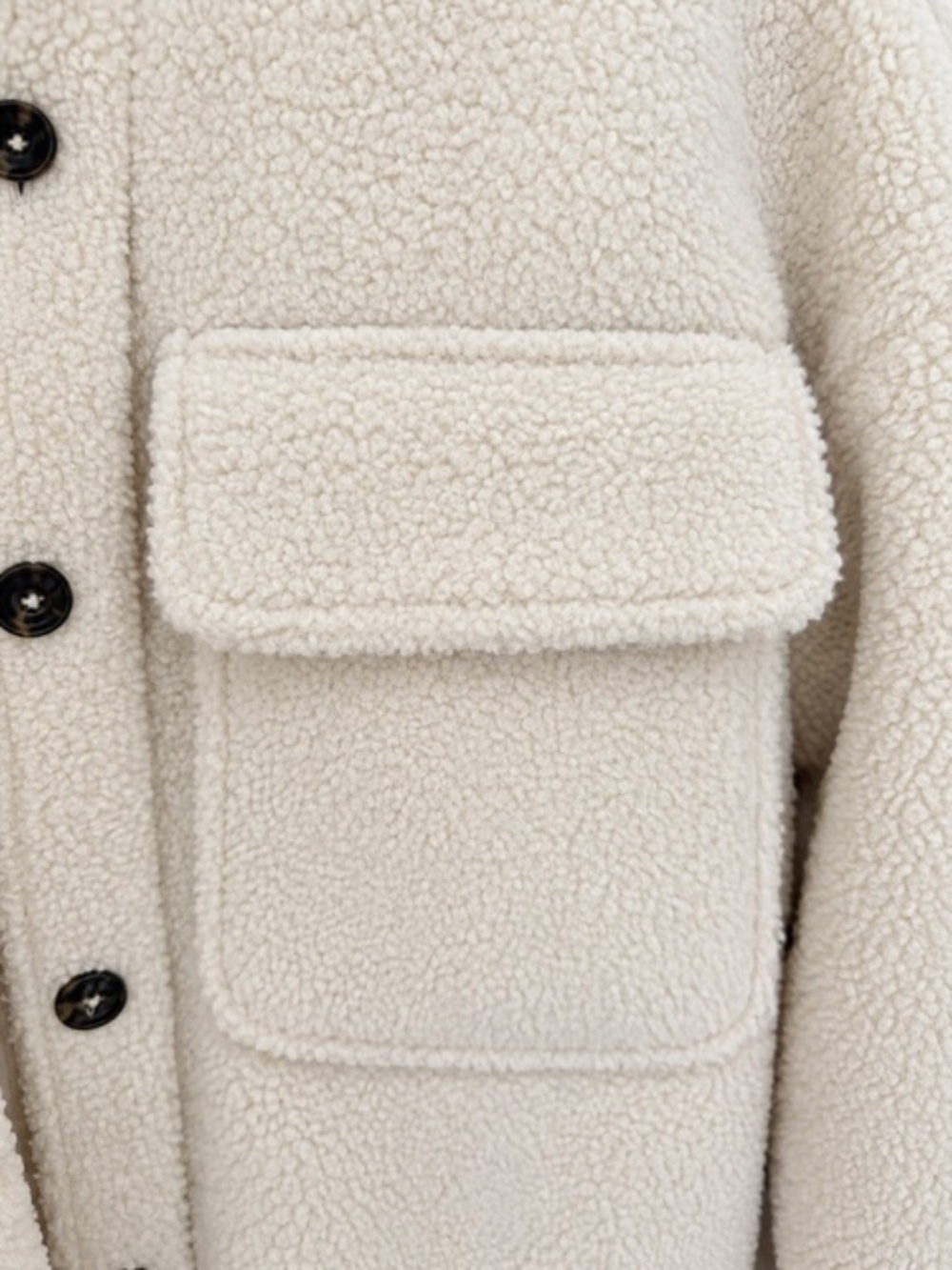 H&M Shearling Jacket/Shacket - Picture 2 of 4
